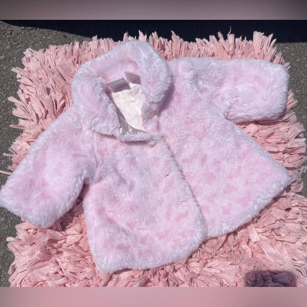 Faux fur coat